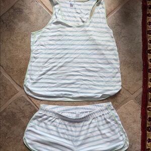 Lake pajamas Sleepwear Set in Blue and White